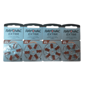 pack de 4 boites de 6 piles RAYOVAC EXTRA Reference 312